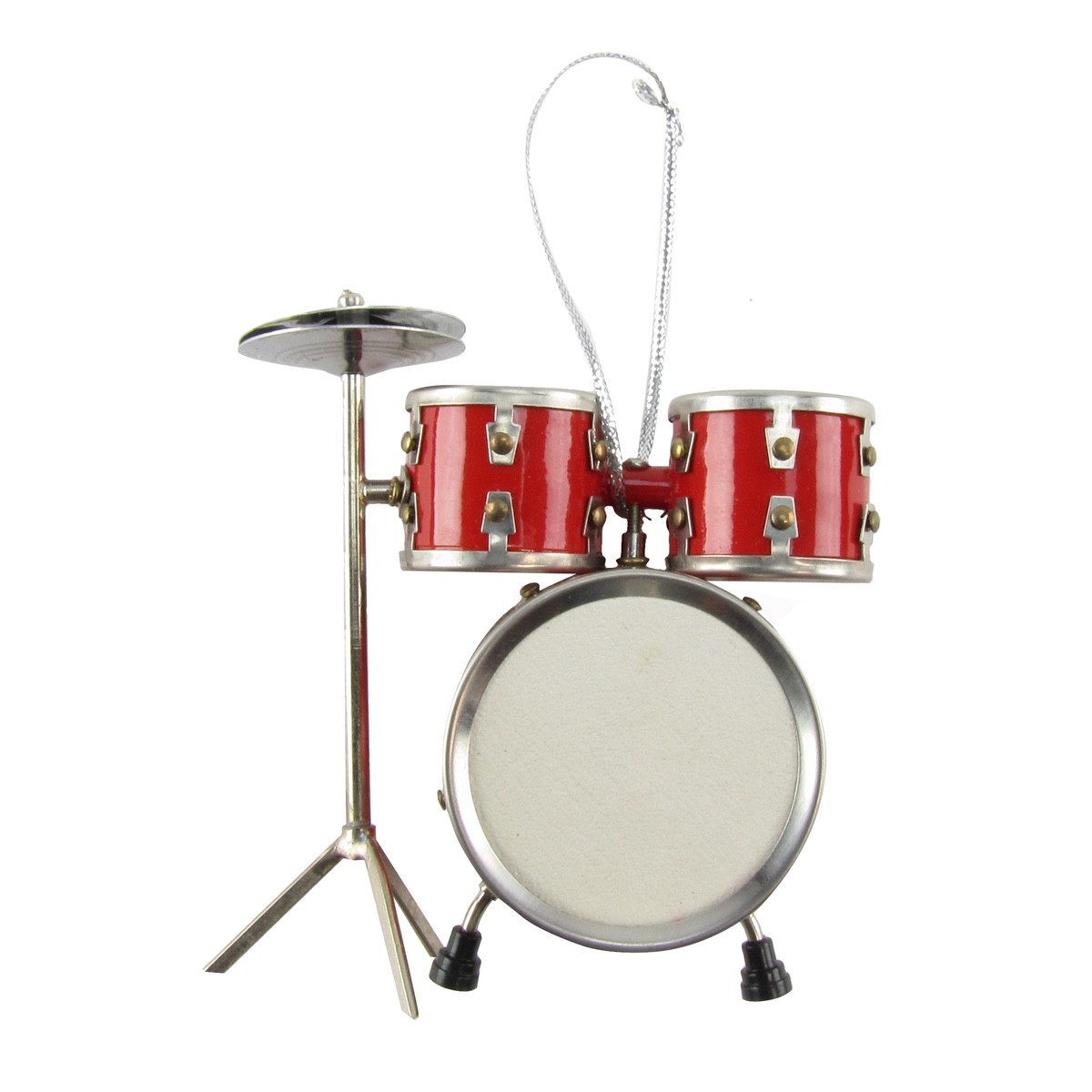 Miniature Drum Set Musical Instrument Realistic Ornament Musician/Drummer Gift