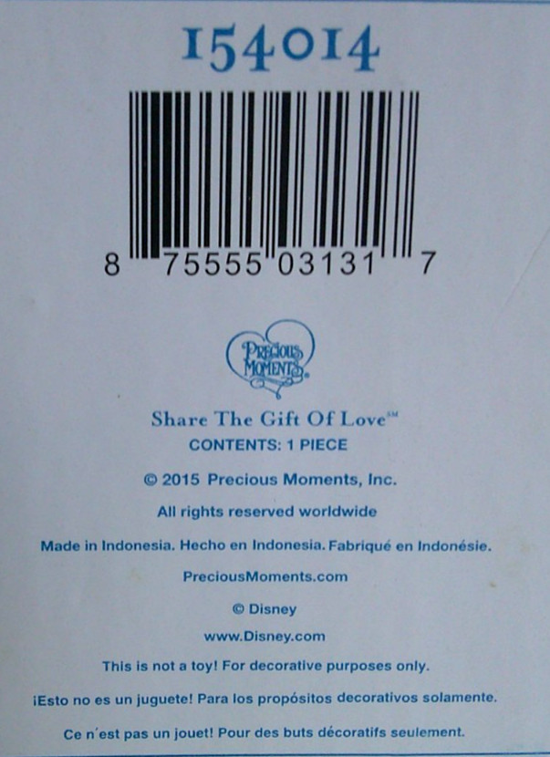 PRECIOUS MOMENTS “Our Friendship Is Fabulous” – #154014 – Disney Showcase – New