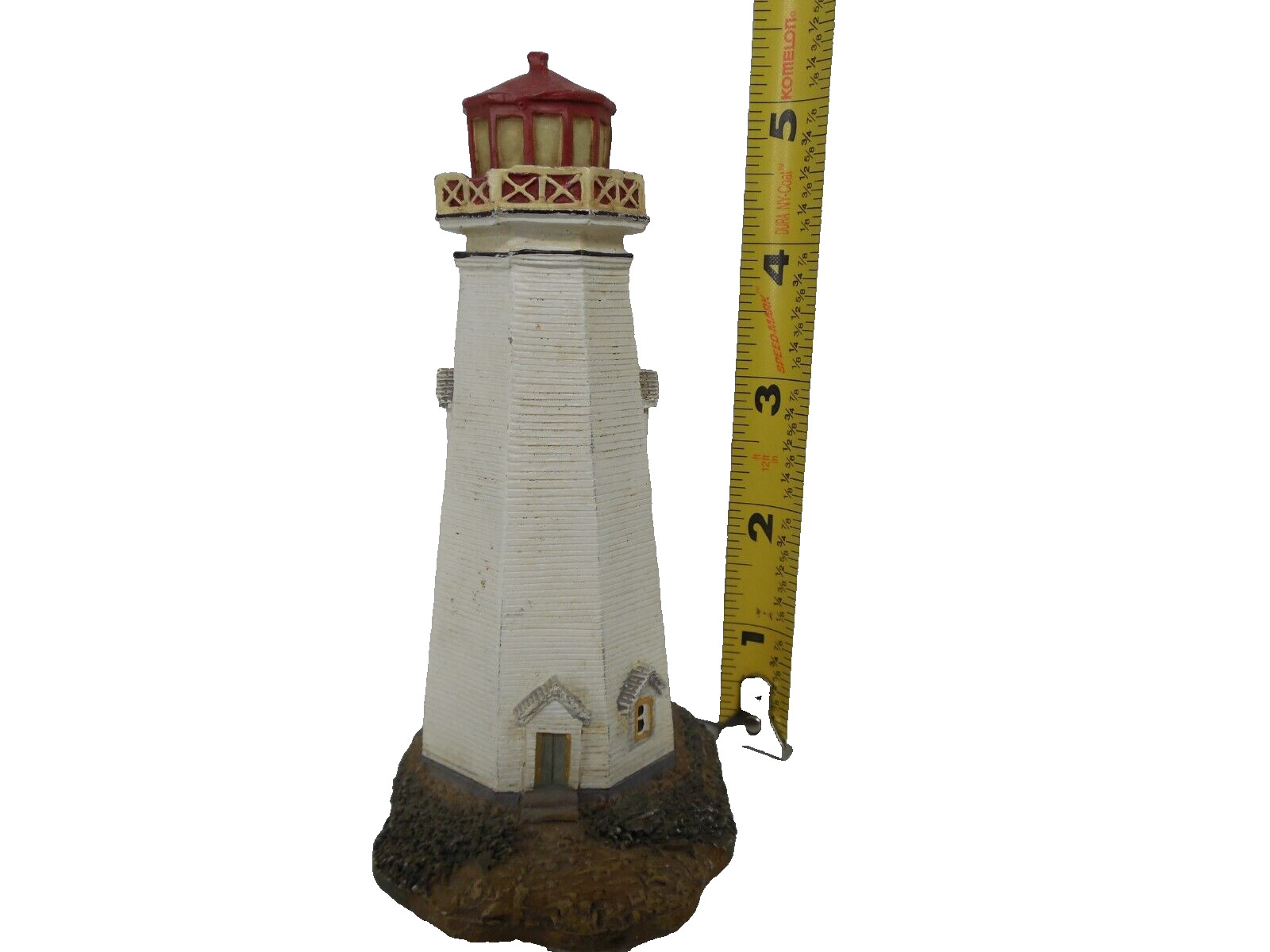 Lighthouse Figurine 5.5 in tall pottery and Resin