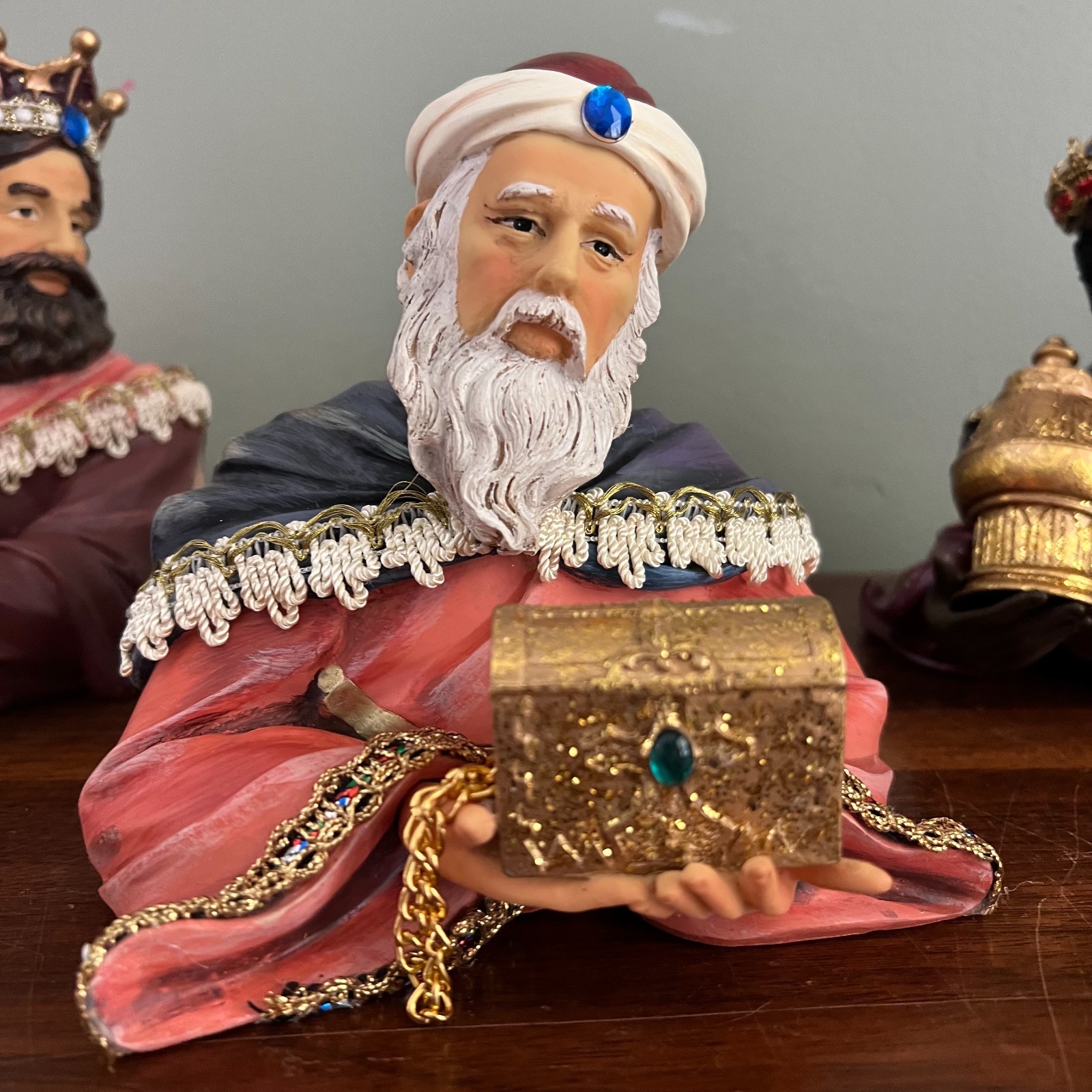 Vintage Home Interiors We Three Kings Nativity Shelf Sitters Christmas Decor