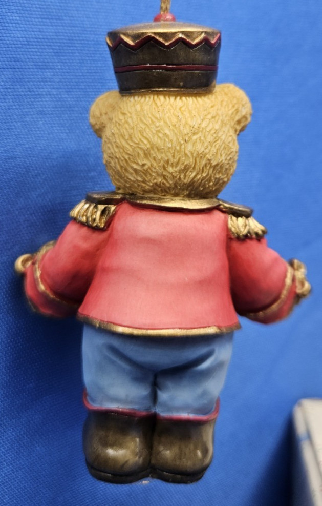 Cherished Teddies Toy Soldier 1996 Dated Hanging Ornament