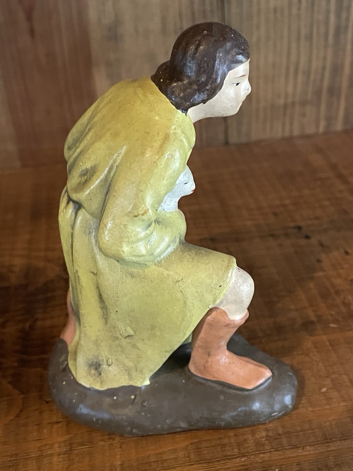 Vtg Christmas Nativity Composite Paper Mache Shepherd Boy Figure Replacement