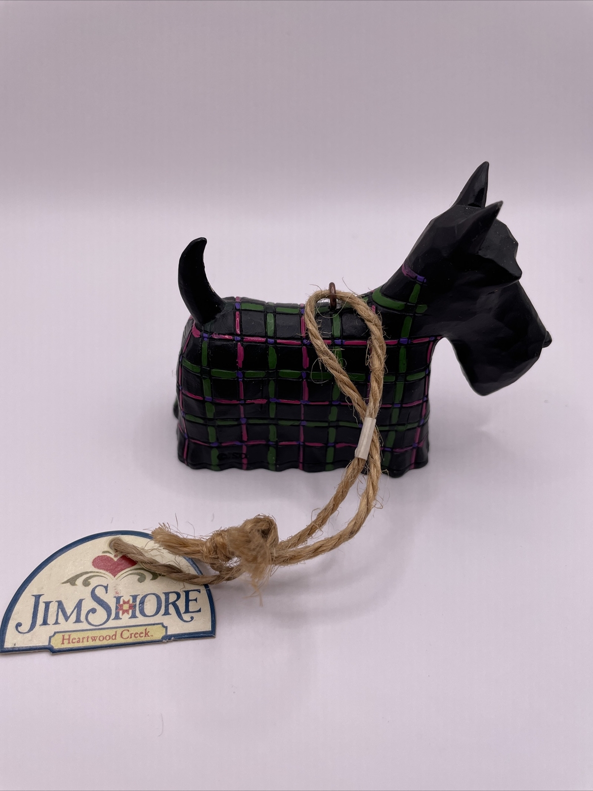 2006 Jim Shore Heartwood Creek”MacRover”Scottie Dog Figurine