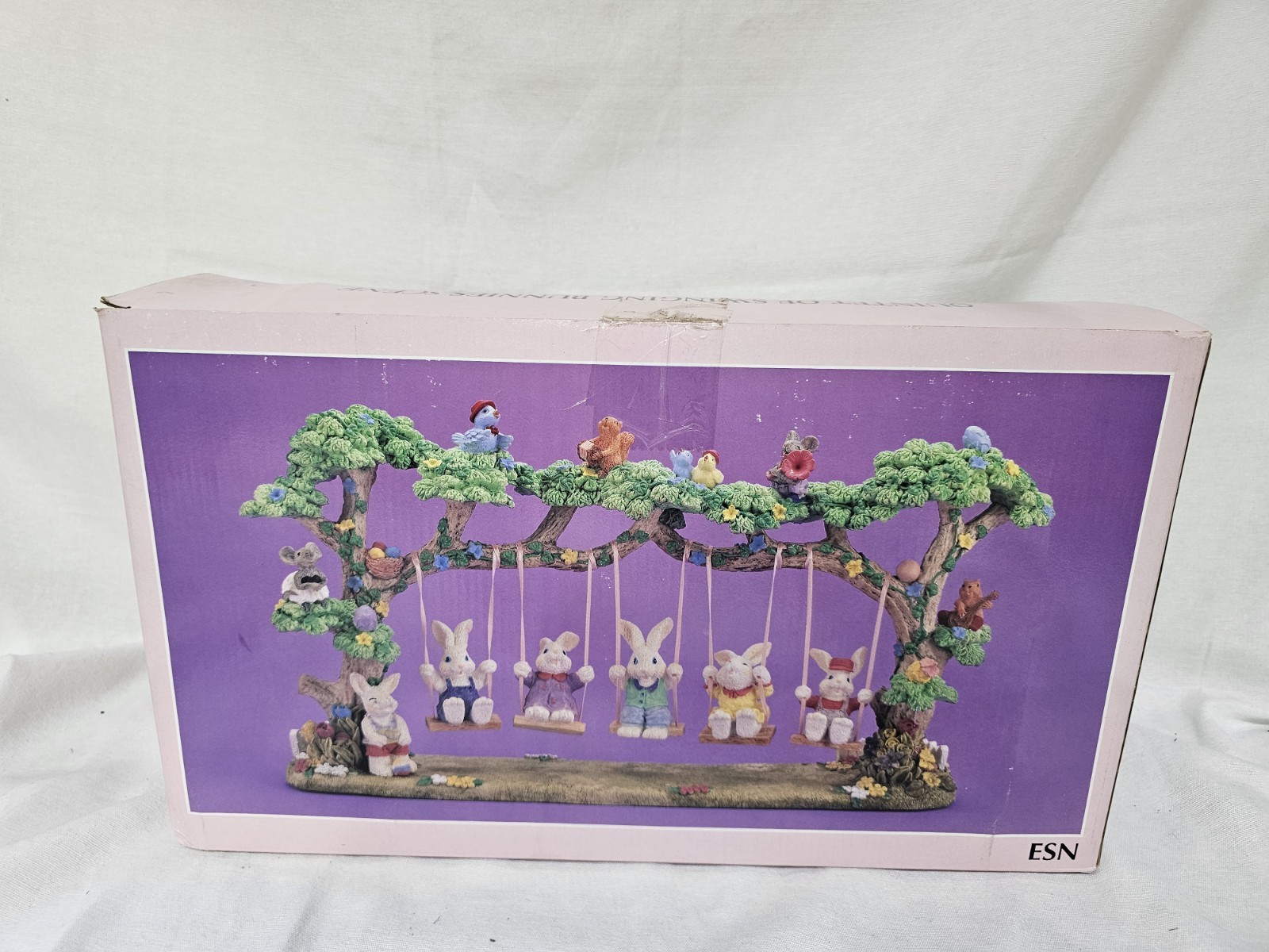 Vintage Studio 33 Designed& Sculpted By Jaimy Quintet Of Swinging Bunnies Scene
