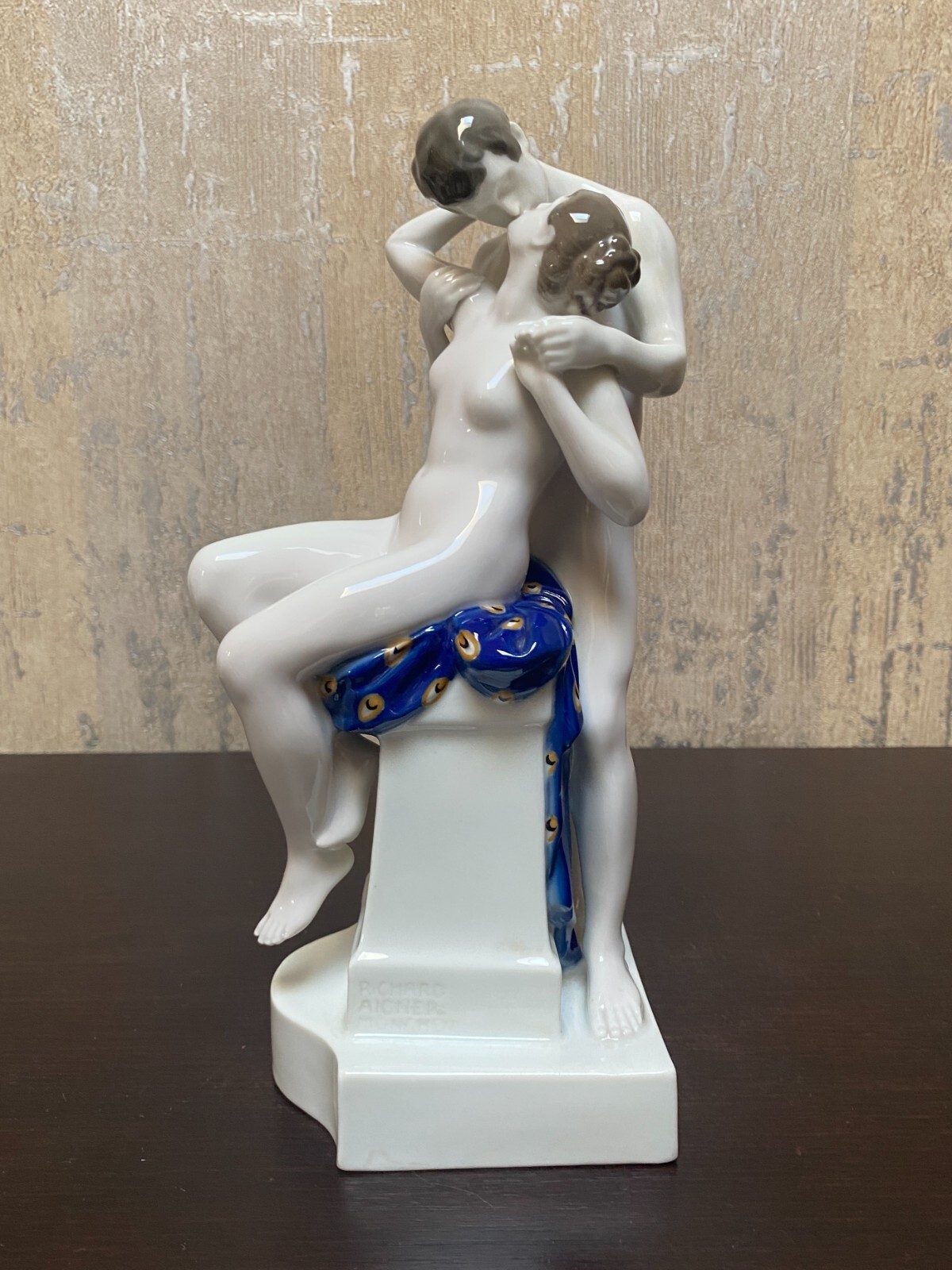 Antique Rosenthal “Spring Of Love – The Kiss” Porcelain Figurine Richard Aigner