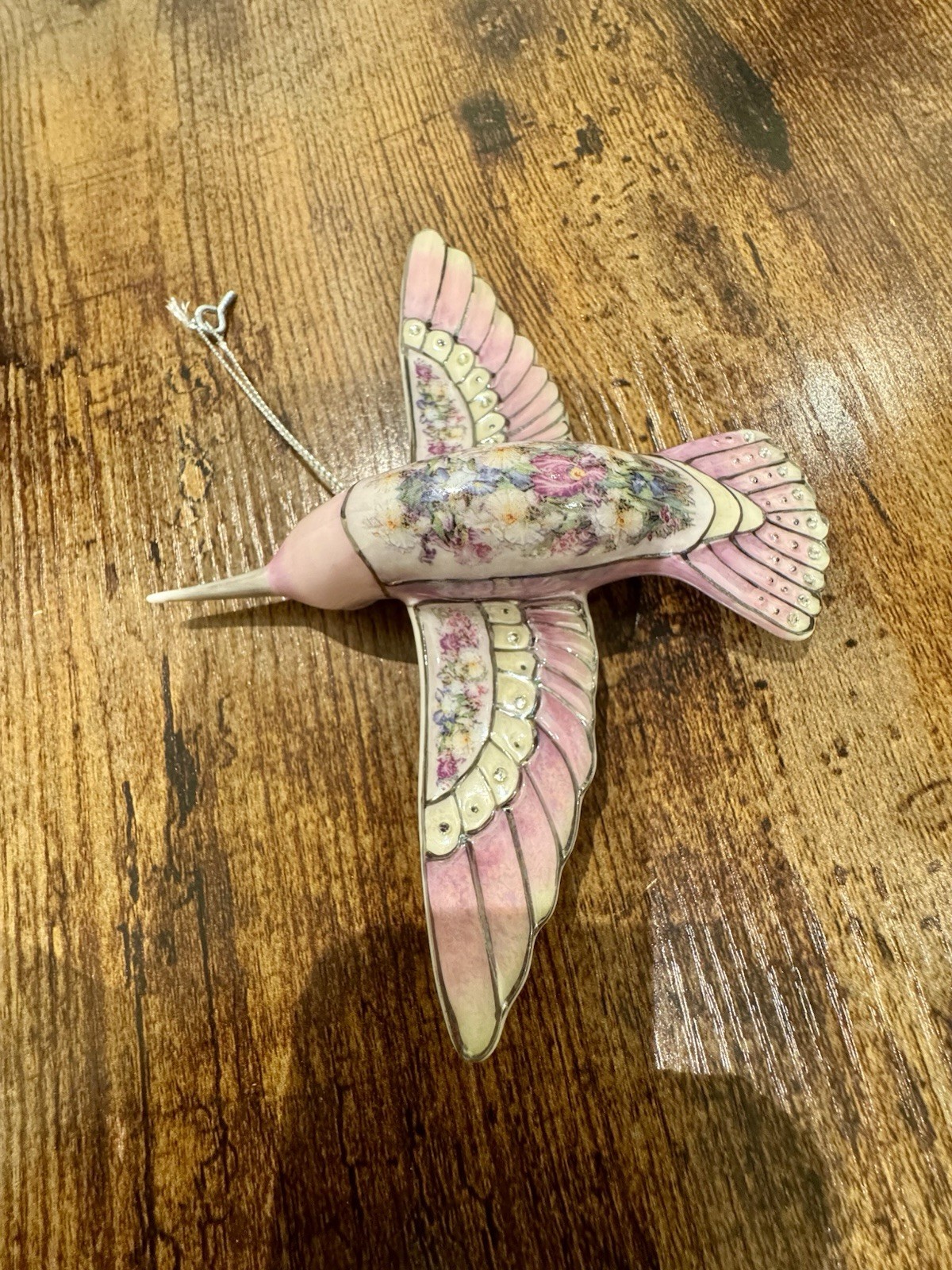 Lena Liu’s Porcelain Hummingbird Precious Jewels Ornament from Bradford Exchange