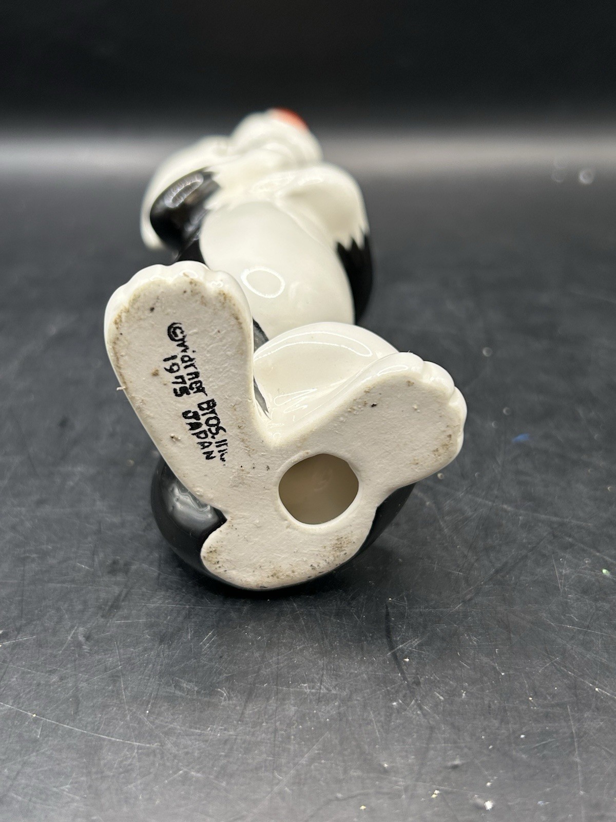 1975 Sylvester Cat Ceramic Hand Painted Figurine 6 Inches Japan