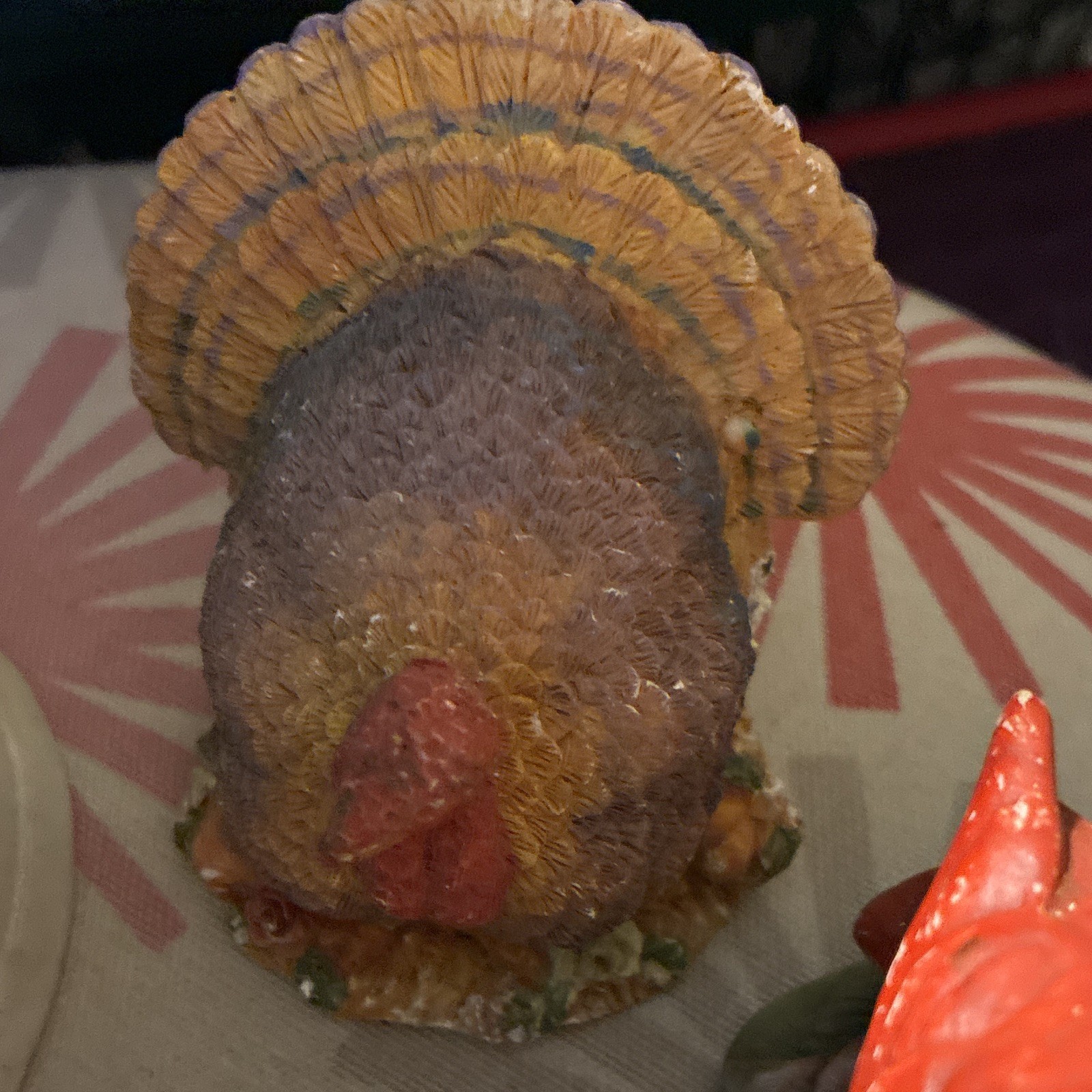 Ceramic Bird Figurine Lot, Multicolor Blue Jay Cardinal Turkey & More.