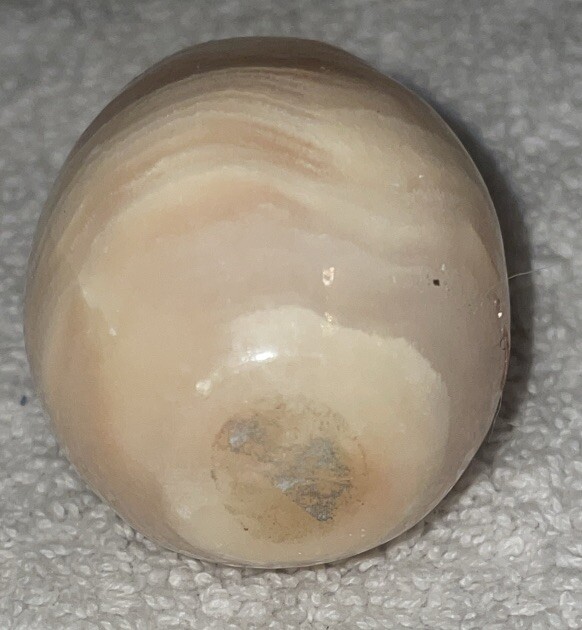 Vintage Marble Egg Brown Gray & Beige