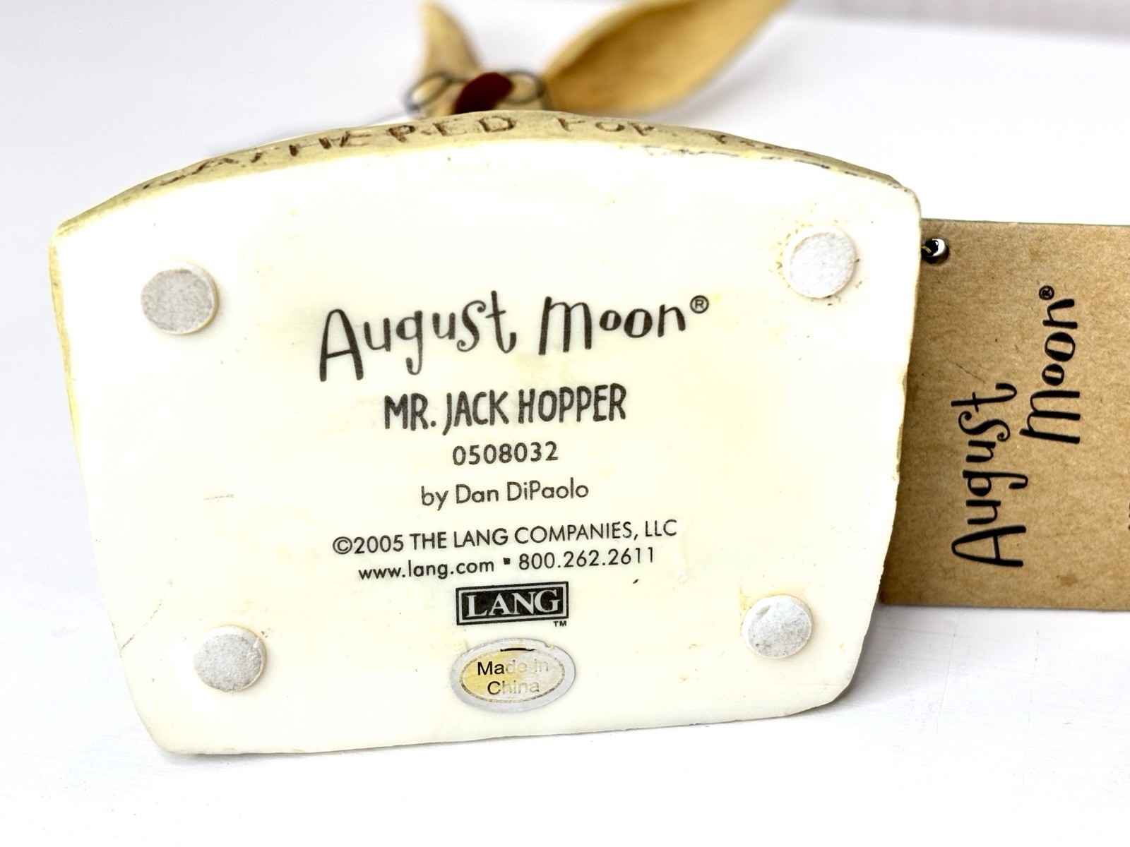 August Moon Moonbeams Dan DiPaolo Mr. Jack Hopper Easter Bunny Rabbit Figurine