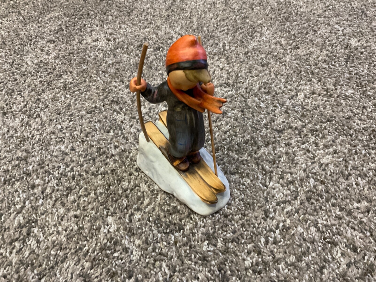 Hummel “Skier” Goebel Porcelain 5.5″ Figurine Wooden Poles