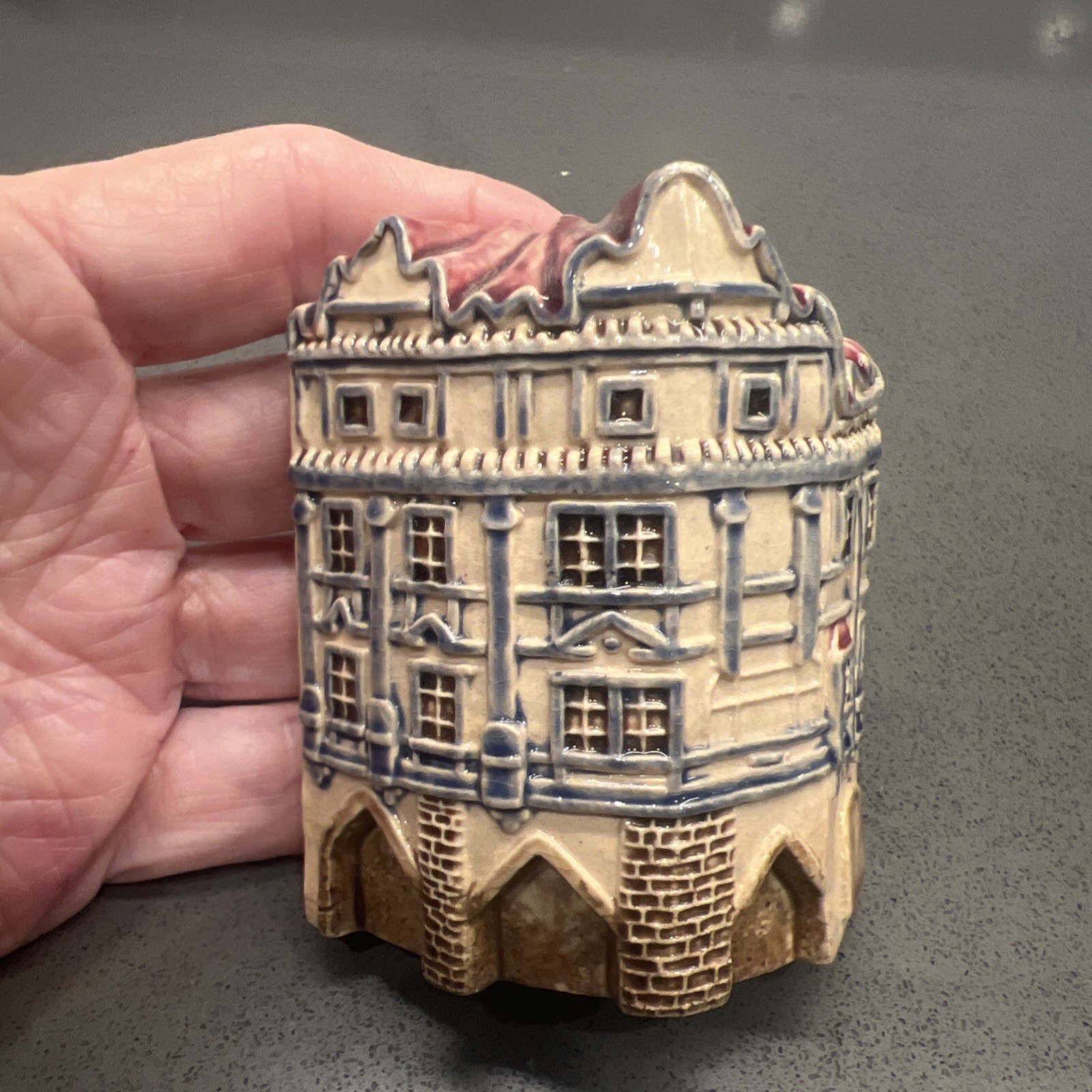 VP Praha Little Porcelian Houses Prague Vintage 90’d Numbered