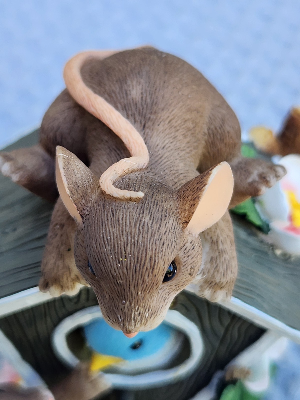 Fitz & Floyd Charming Tails “Home Tweet Home” Figurine Mouse Bird House