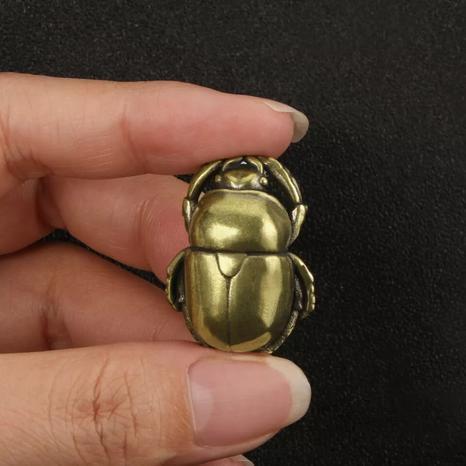 Brass Insect Figurine Small Statue Home Ornaments Animal Figurines Toy