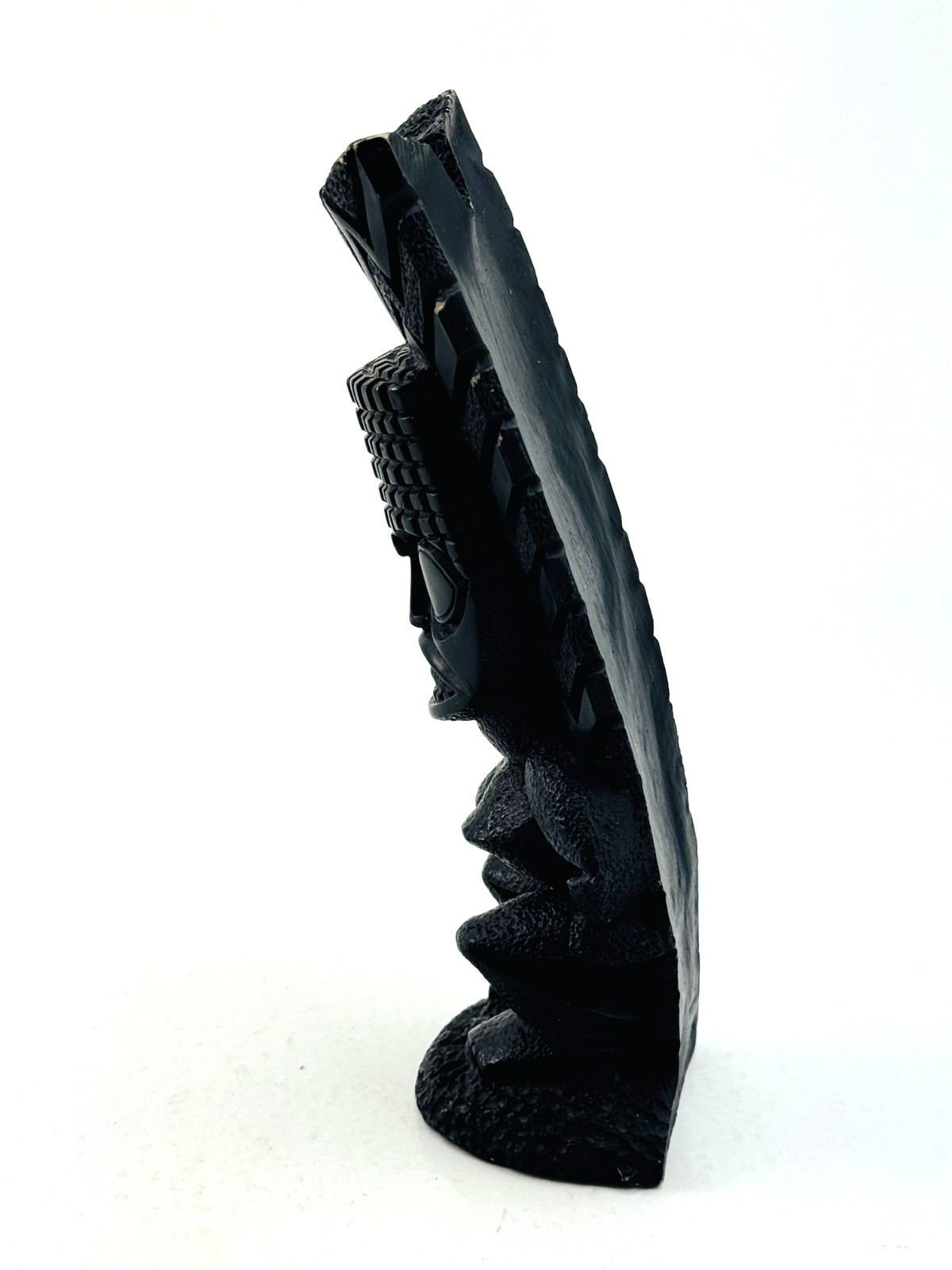 Vintage 1977 Coco Joe’s 16-291 Lava Resin Sculpture Woman Carrying Object 7.75″