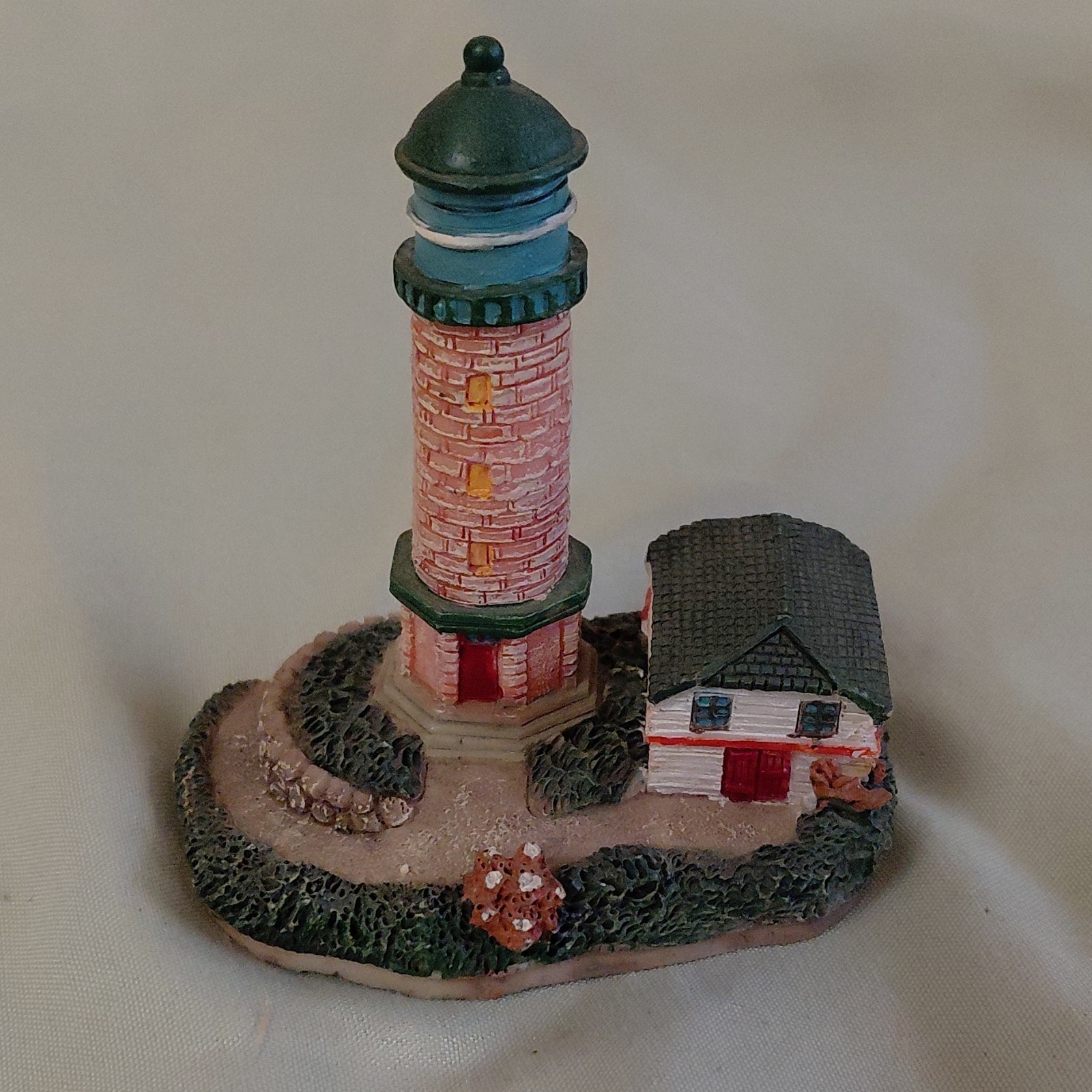 Resin Painted Lighthouse Nautical Figurine Decor for Any Room