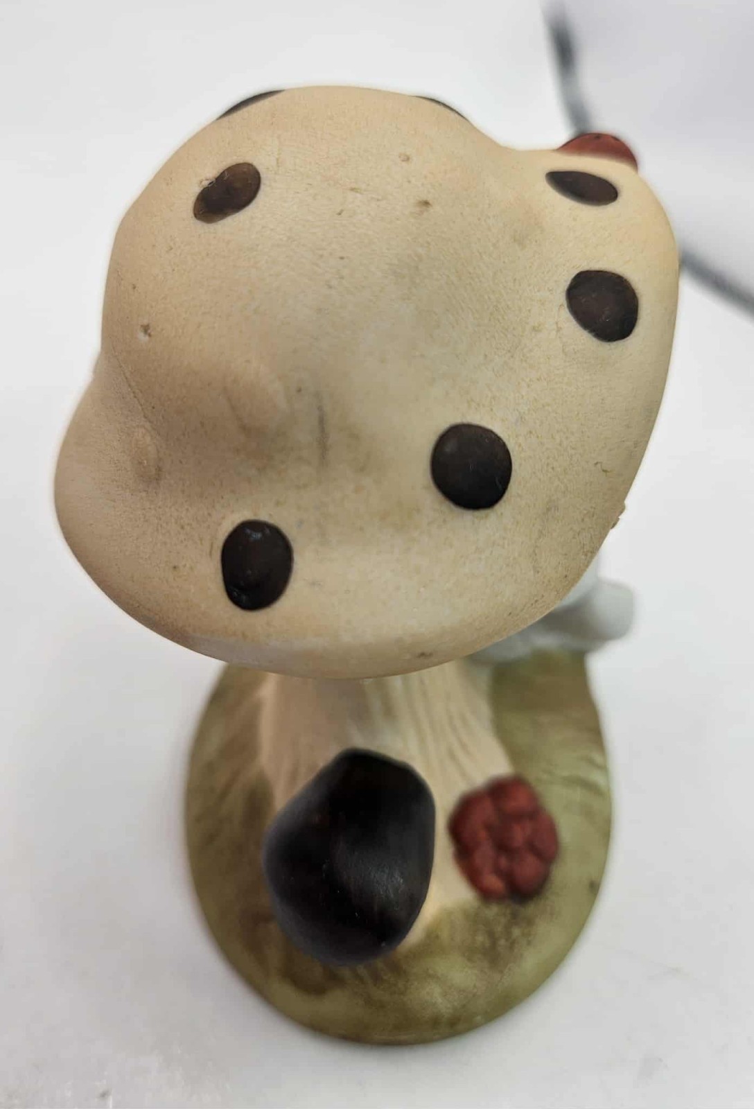 VTG Mushroom and Rabbit Ceramic Figurine