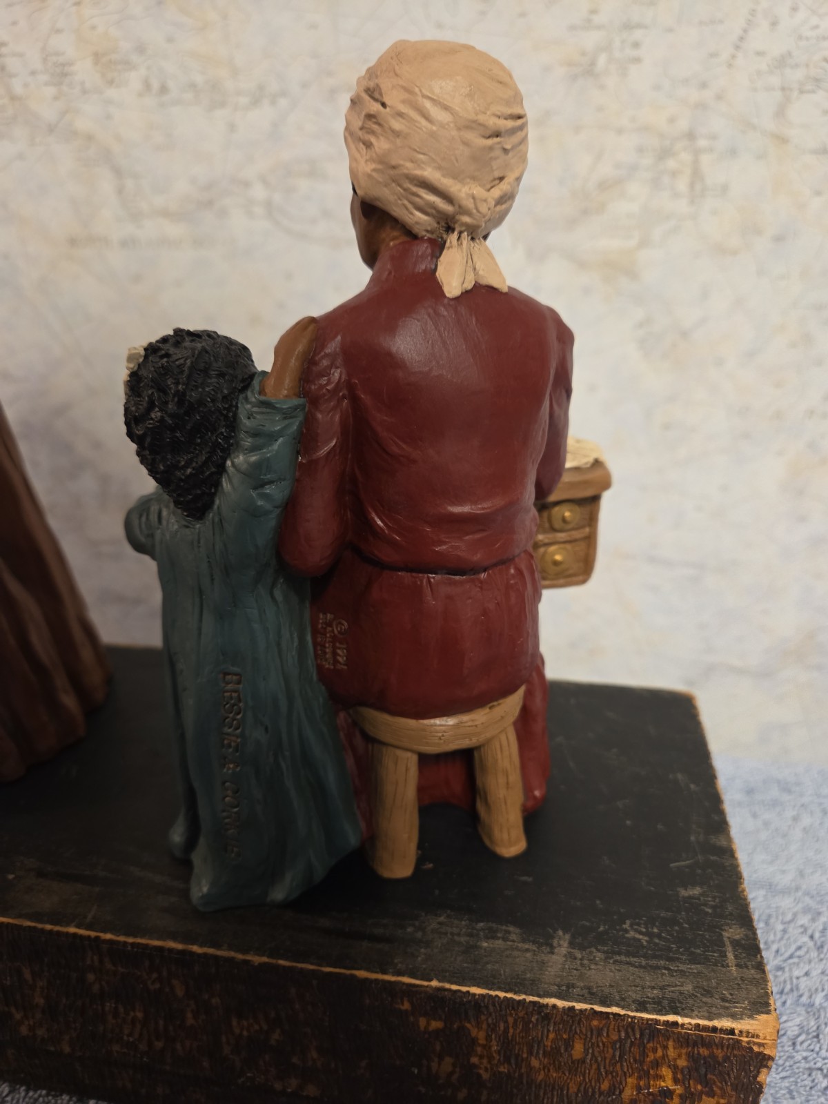 2 All Gods Children Figurines By Martha Holcombe “Preacher Women & Bessie & Kor