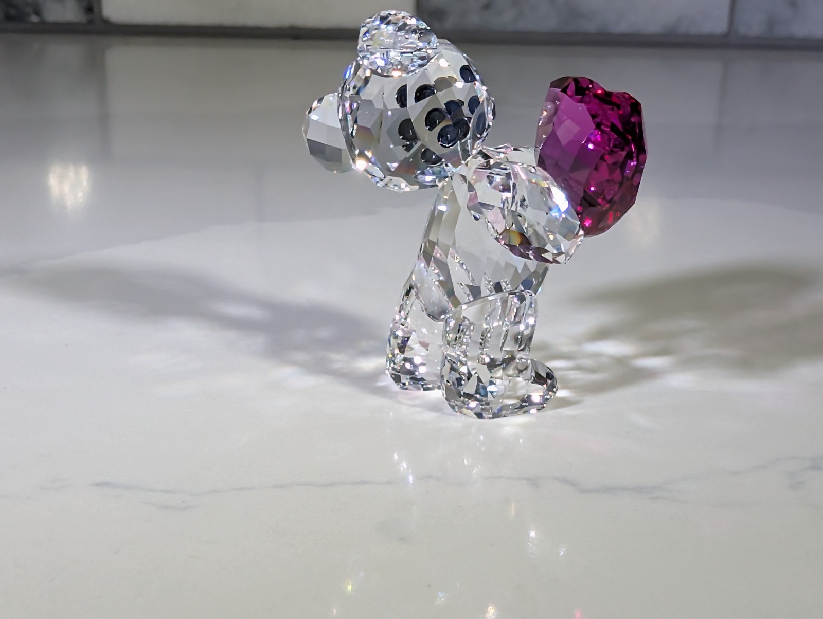 Swarovski Crystal Figurine Kris Bears TAKE MY HEART #5723662