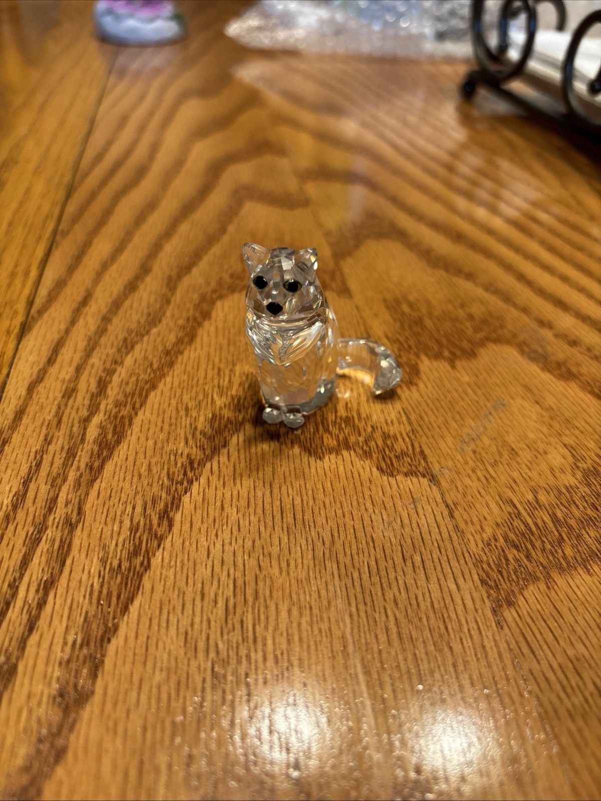 SWAROVSKI Crystal Figurine Ragdoll Kitty Cat Sitting