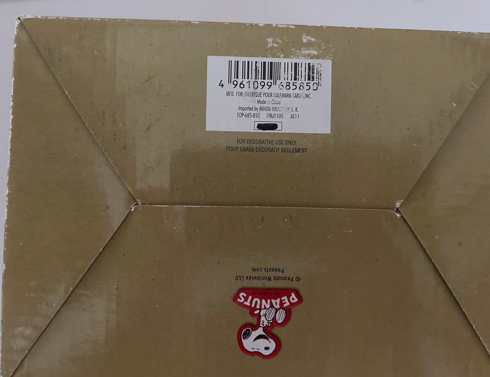 SNOOPY HALLMARK Figurine “Life’s a Trip, Enjoy the Ride” WOODSTOCK Peanuts 2014