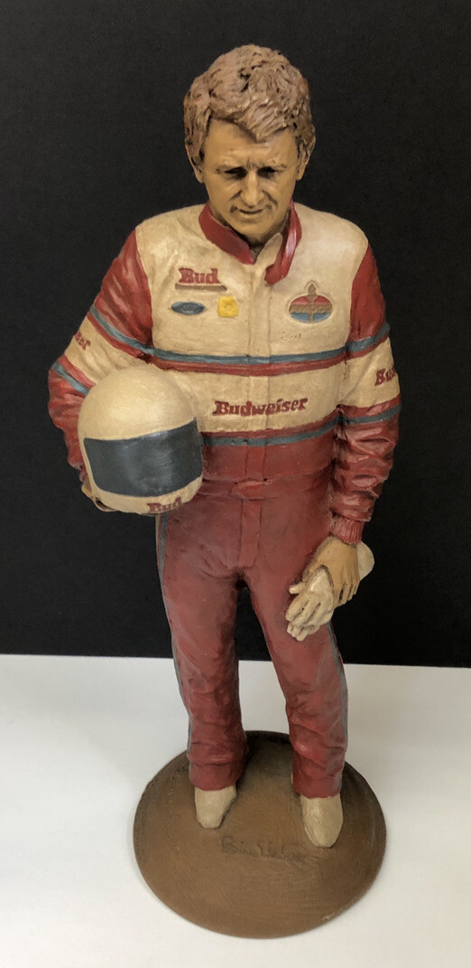 Tom Clark Gnome Bill Elliott Nascar Budweiser Beer 1992 Signed