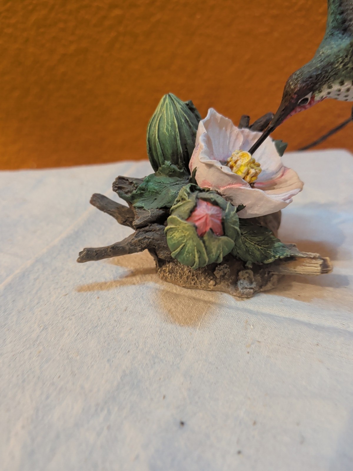 Vtg Hummingbird Figurine Limited Edition By Ma Hai Feng 1925/5000
