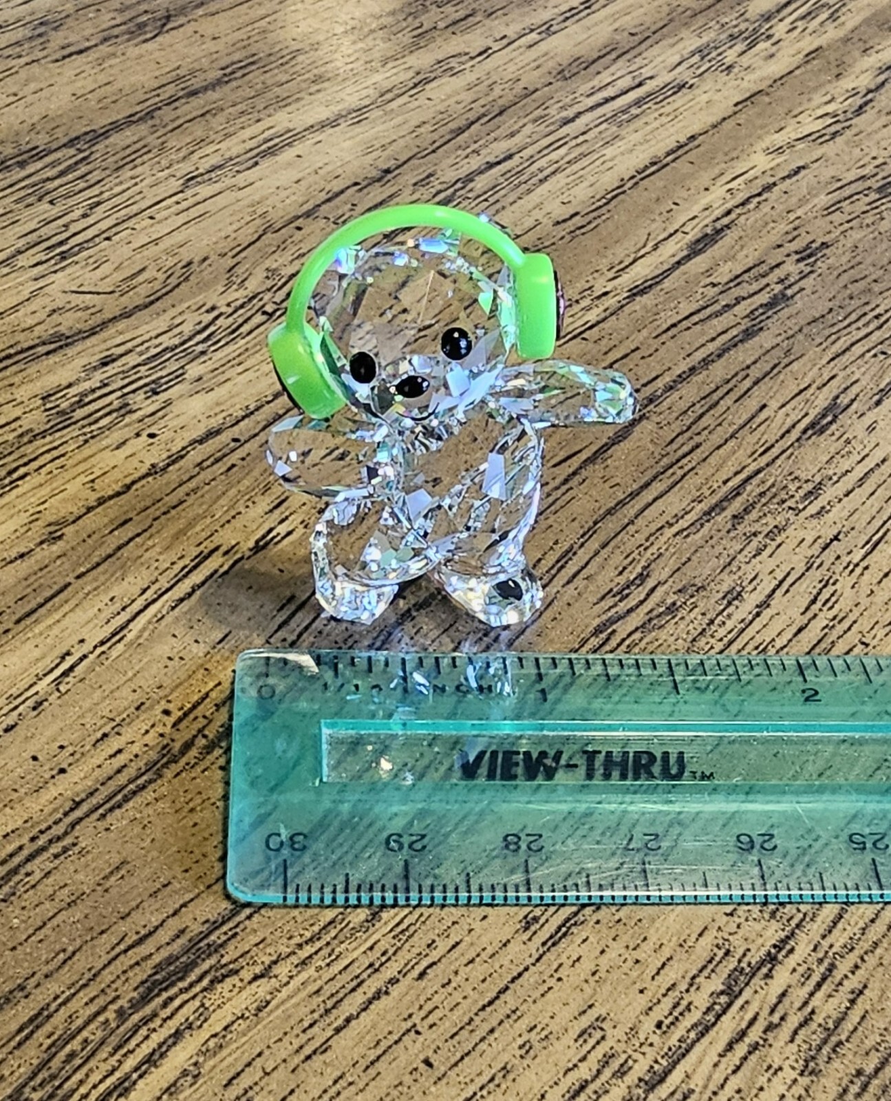 🎵 Swarovski Crystal 2022 L.E., “Just Dance” Kris Bear Figurine, Headphones, NIB