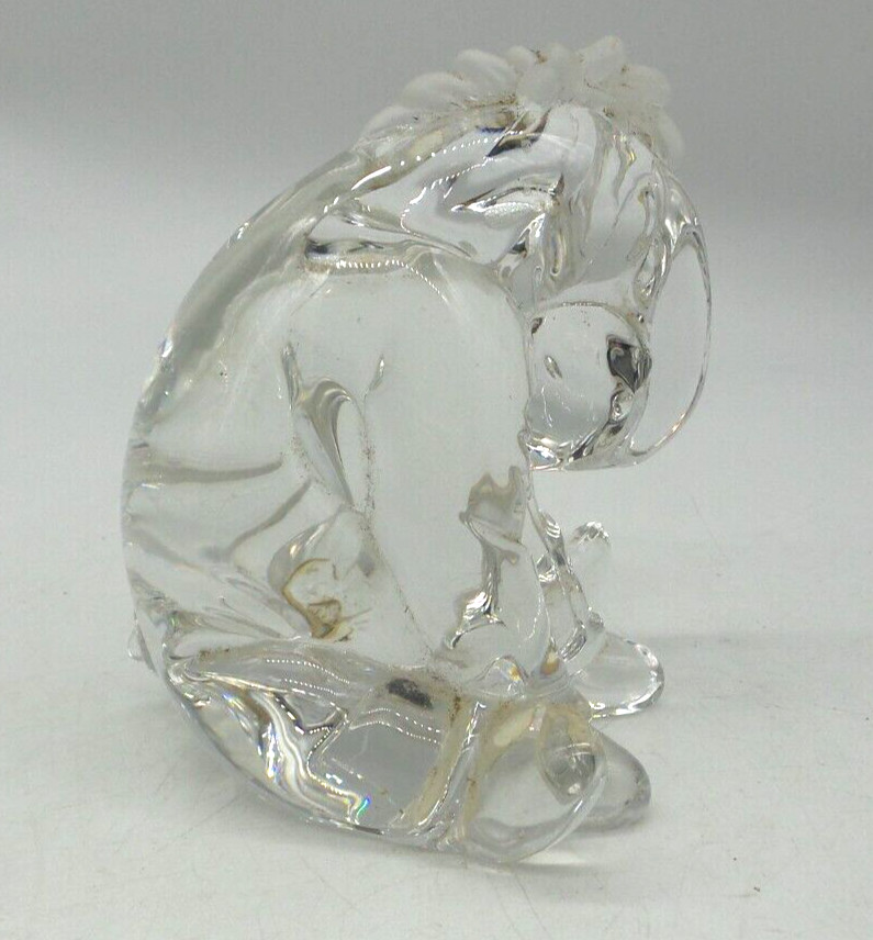 Disney Eeyore NO Gold Plated Bow Lenox Crystal Sculpture – See Pics