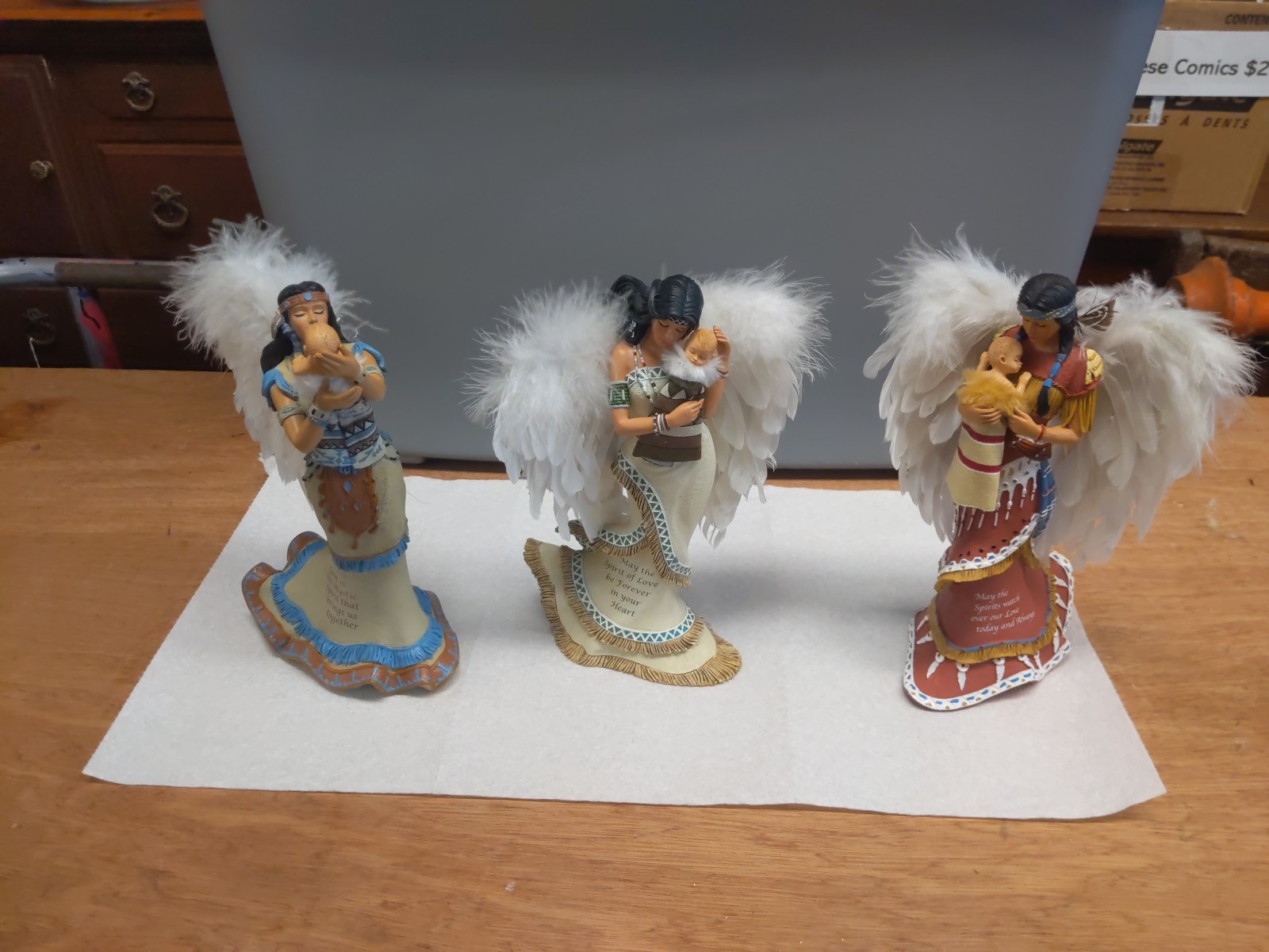 LOT 3 The Bradford Exchange Spirit of Eternal Love Sculpture Collection 2015-17