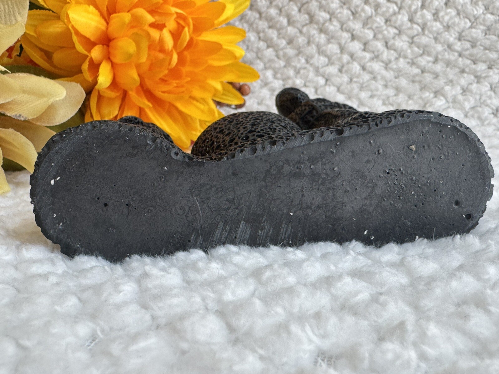 Vintage Lava Stone Figurine-Wimean With Camel & Vessel-Mid Eastern/N. Africa Sty