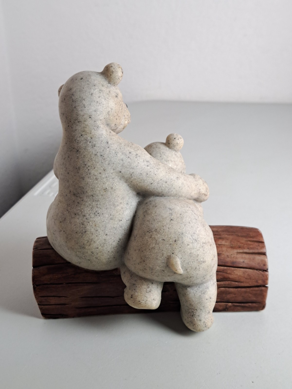 Quarry Critters 2005 ‘I LOVE PAPA’ Stone Figurine- Second Nature Design