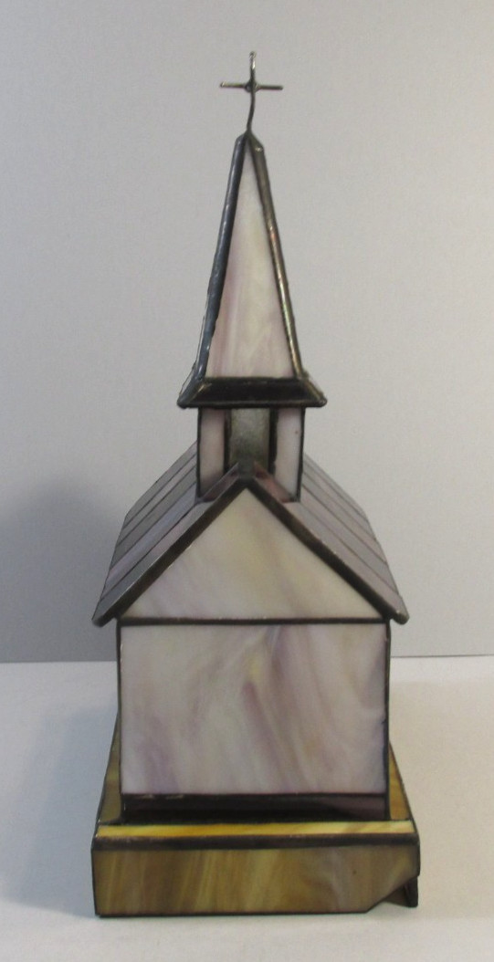 Forma Vitrum Light Up Stained Glass Church