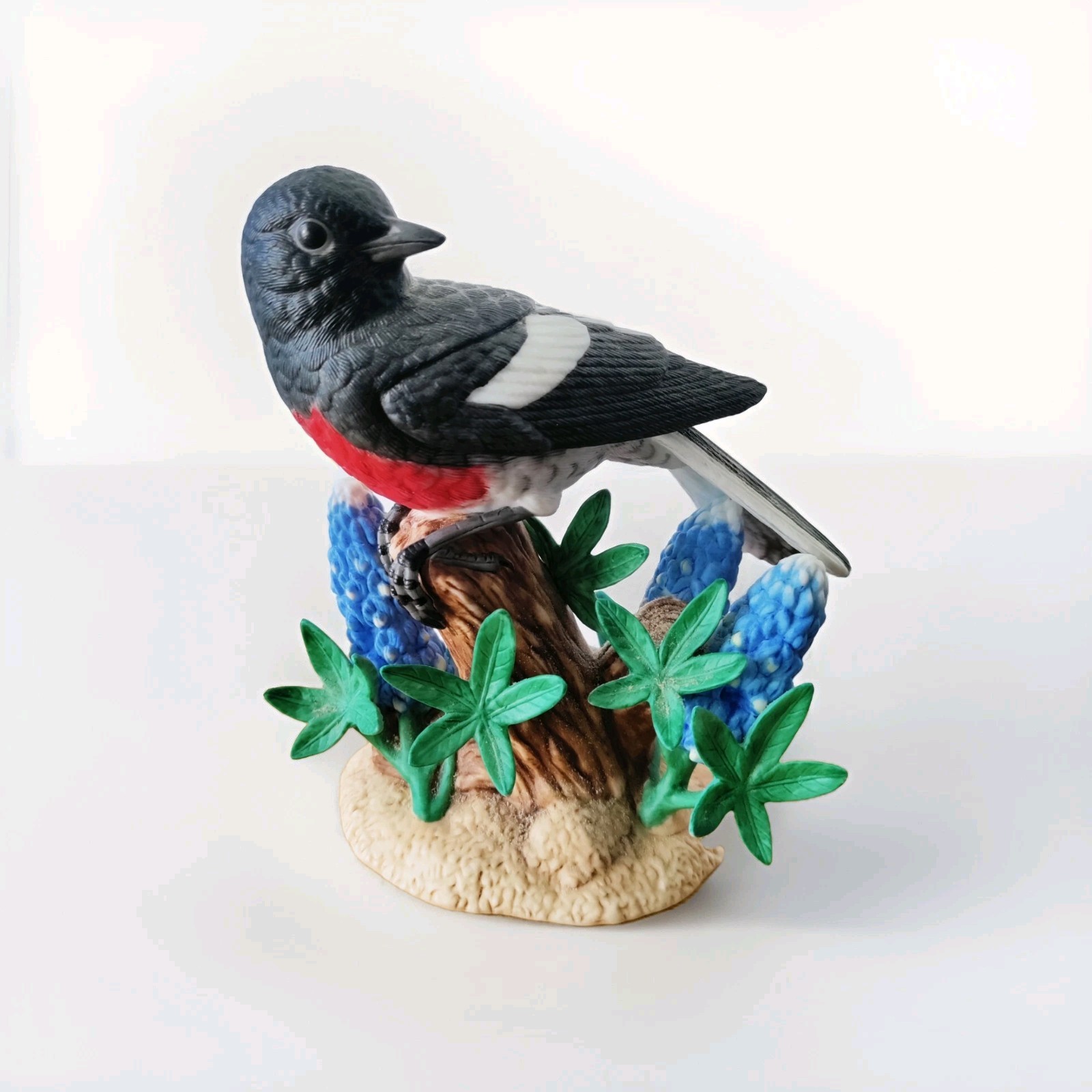 Painted Redstart Lenox Fine Porcelain Figurine 2002 4.9 in Tall Collectible
