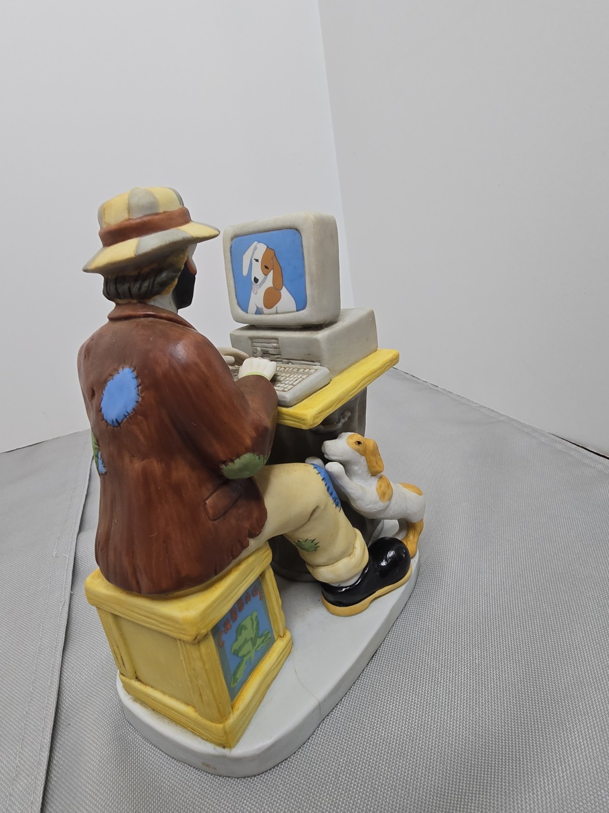 Emmett Kelly Jr. Computer Whiz Porcelain Figurine