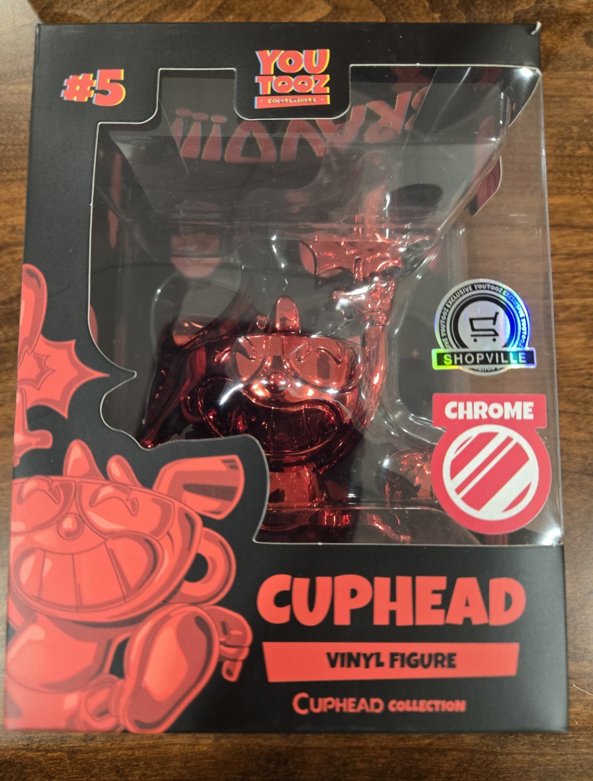 Youtooz Cuphead Red Chrome Limited Edition Brand New Figure