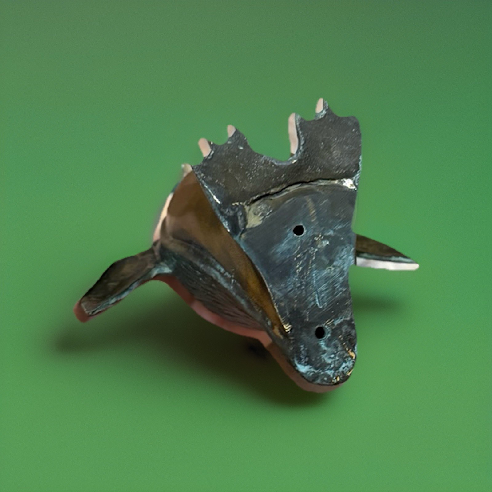Rare Vintage Cast bronze Penguin Sculpture Lost Wax Technique paperweight office