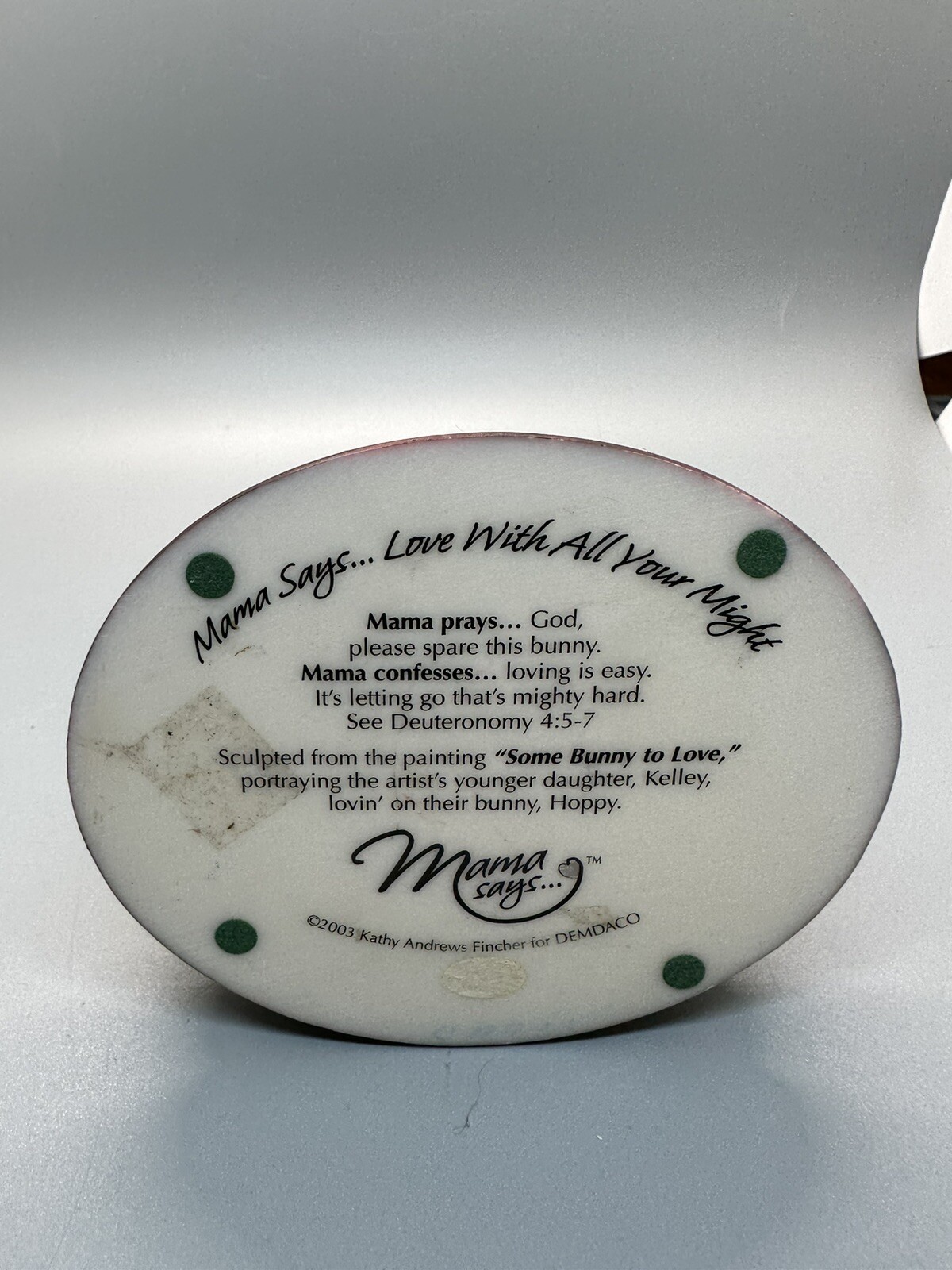 MAMA SAYS…”LOVE WITH ALL YOUR MIGHT” by KATHY ANDREWS FINCHER DEMDACO 2003