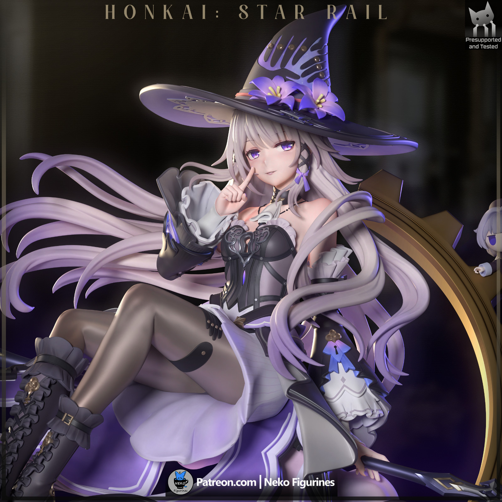 Herta | Honkai: Star Rail | UNPAINTED | 1/7 Scale Resin Kit |