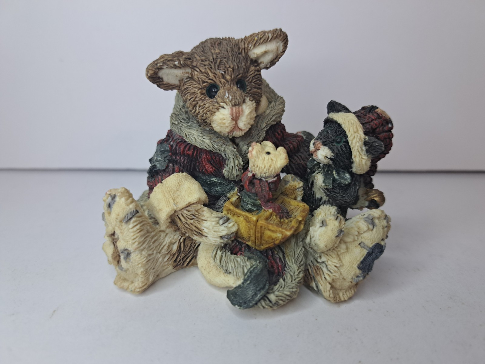 Boyds Bears & Friends 1994 Cookie The Santa Cat Collectible Figurine Style #2237
