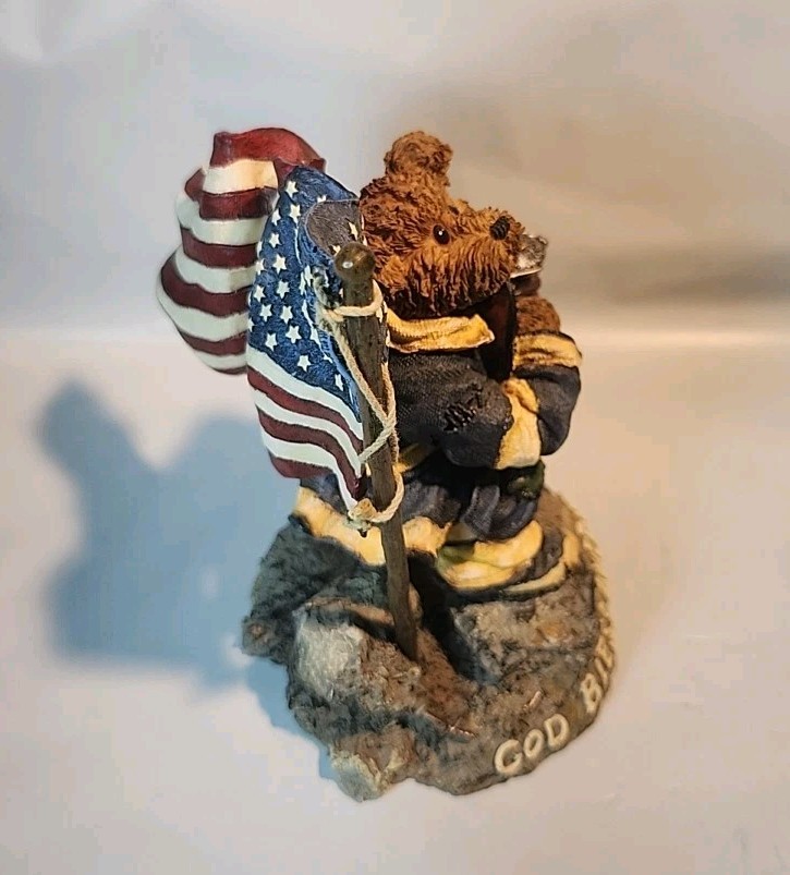 Boyds Bears OUR AMERICAN HERO-9/11 LIMITED ED Bearstone Collection 227791