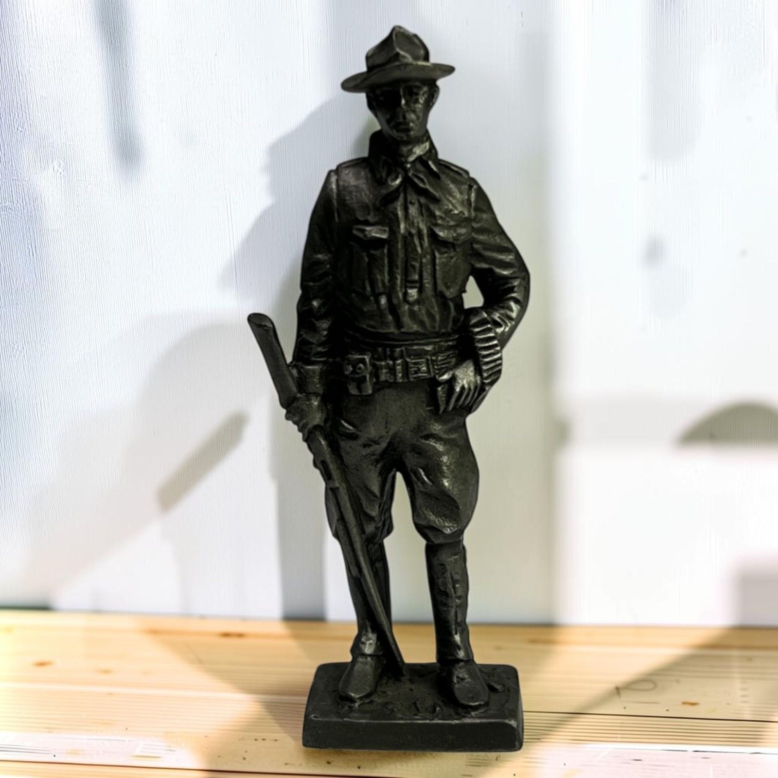 Army Private 1916 Franklin Mint American Military Sculpture From 1977