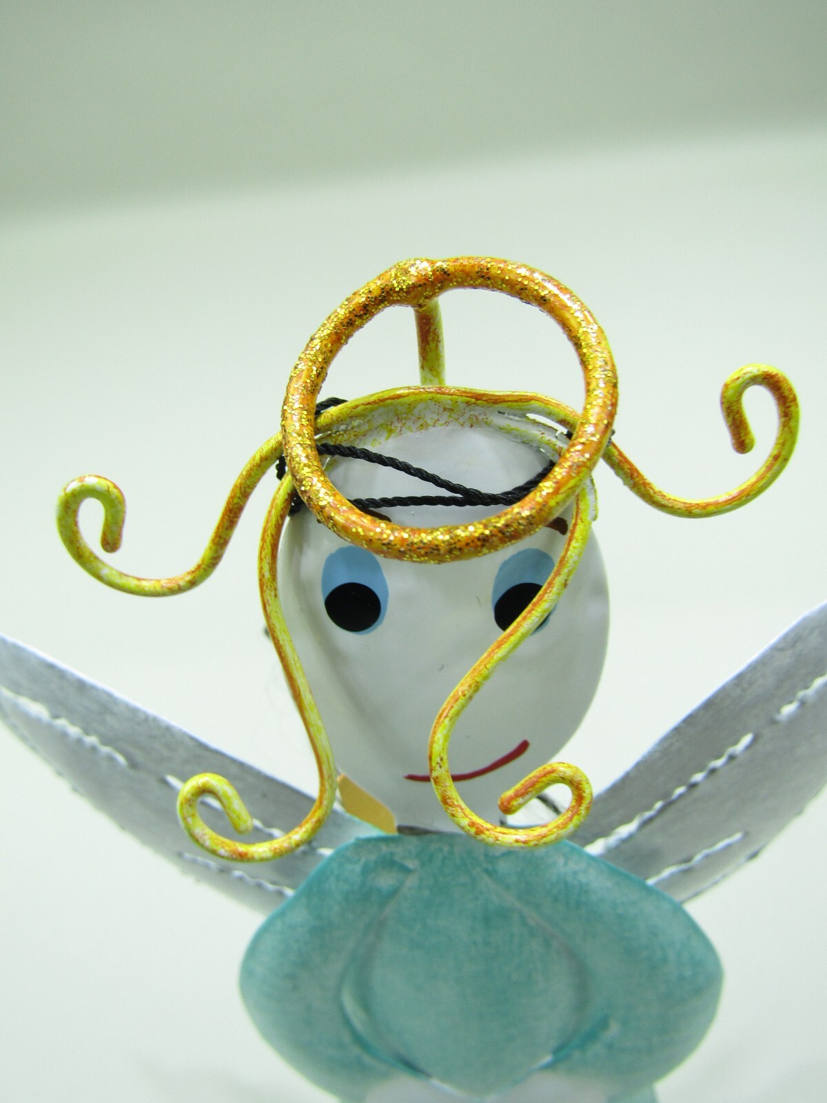 Medusa Whimsical Angel Figurine Knick Knack Figure Metal Made in Norway NWT