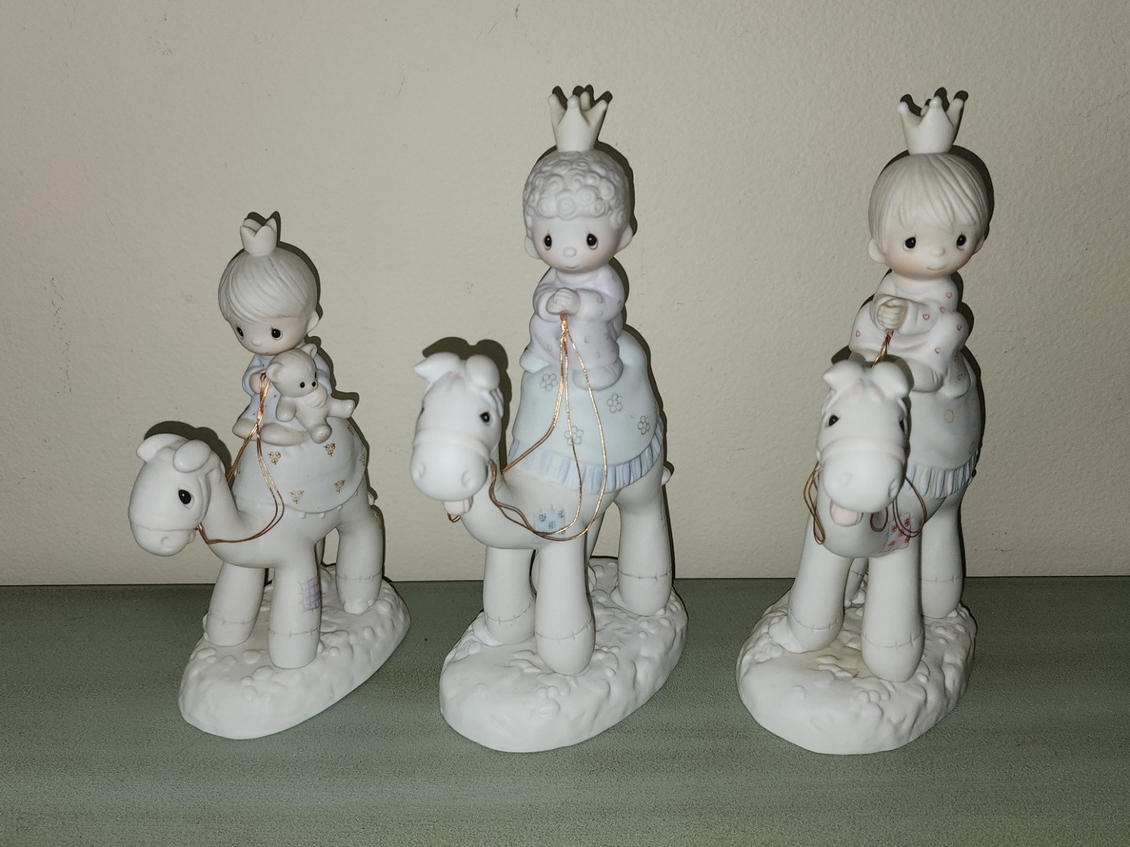 3 PC 1982 Precious Moments Nativity THEY FOLLOWED THE STAR E-5624 Wisemen