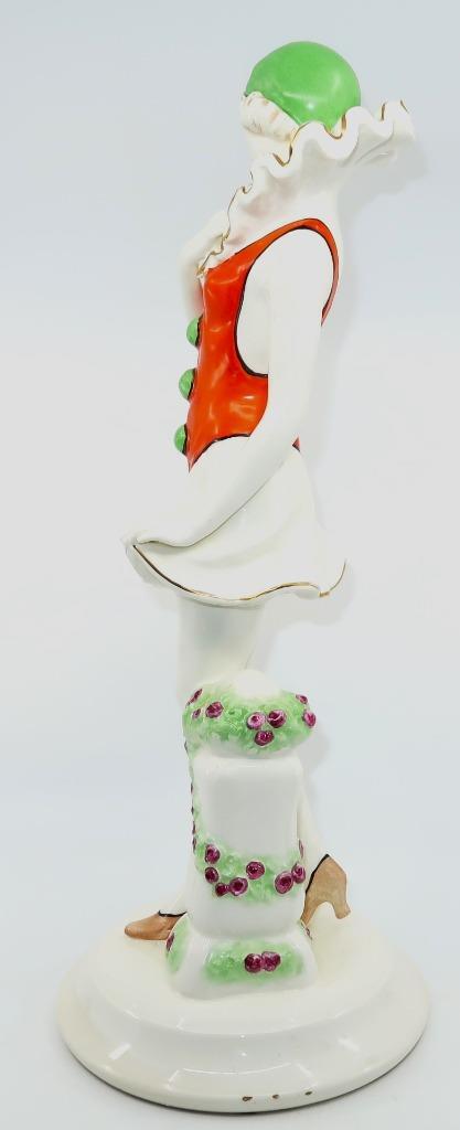 Antique Royal Dux, 1918-1938, Czechoslovakia, THE DANCER Art Deco Figurine, 17″