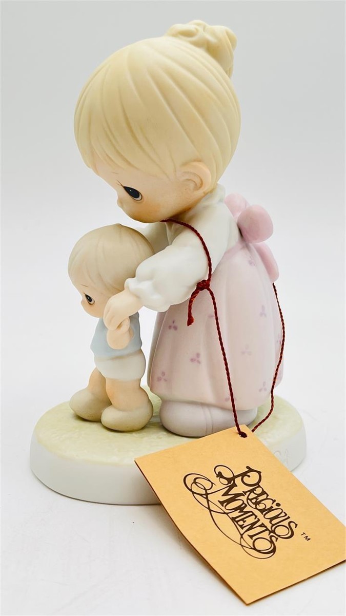 Precious Moments One Step At A Time PM911 1991 Members Only Figurine Box Tag