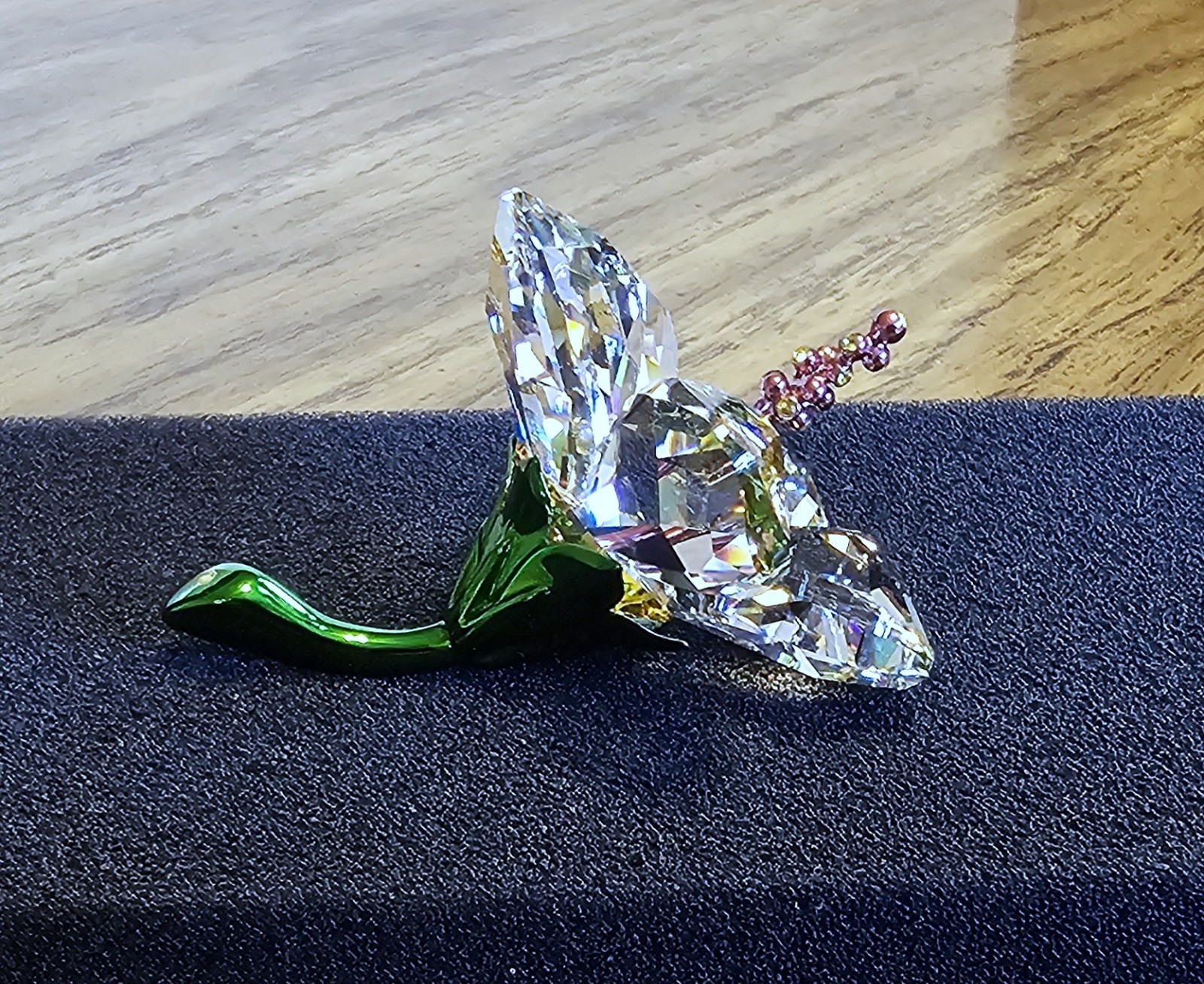 🌺 Swarovski Crystal 2025 “Florere Collection”, Hibiscus Flower Figurine NIB