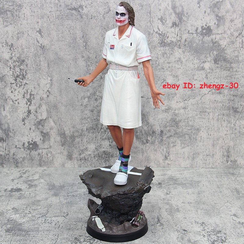 H54CM The Dark Knight Joker 1/4 Statue Figure GK Model W/base Collection Gift