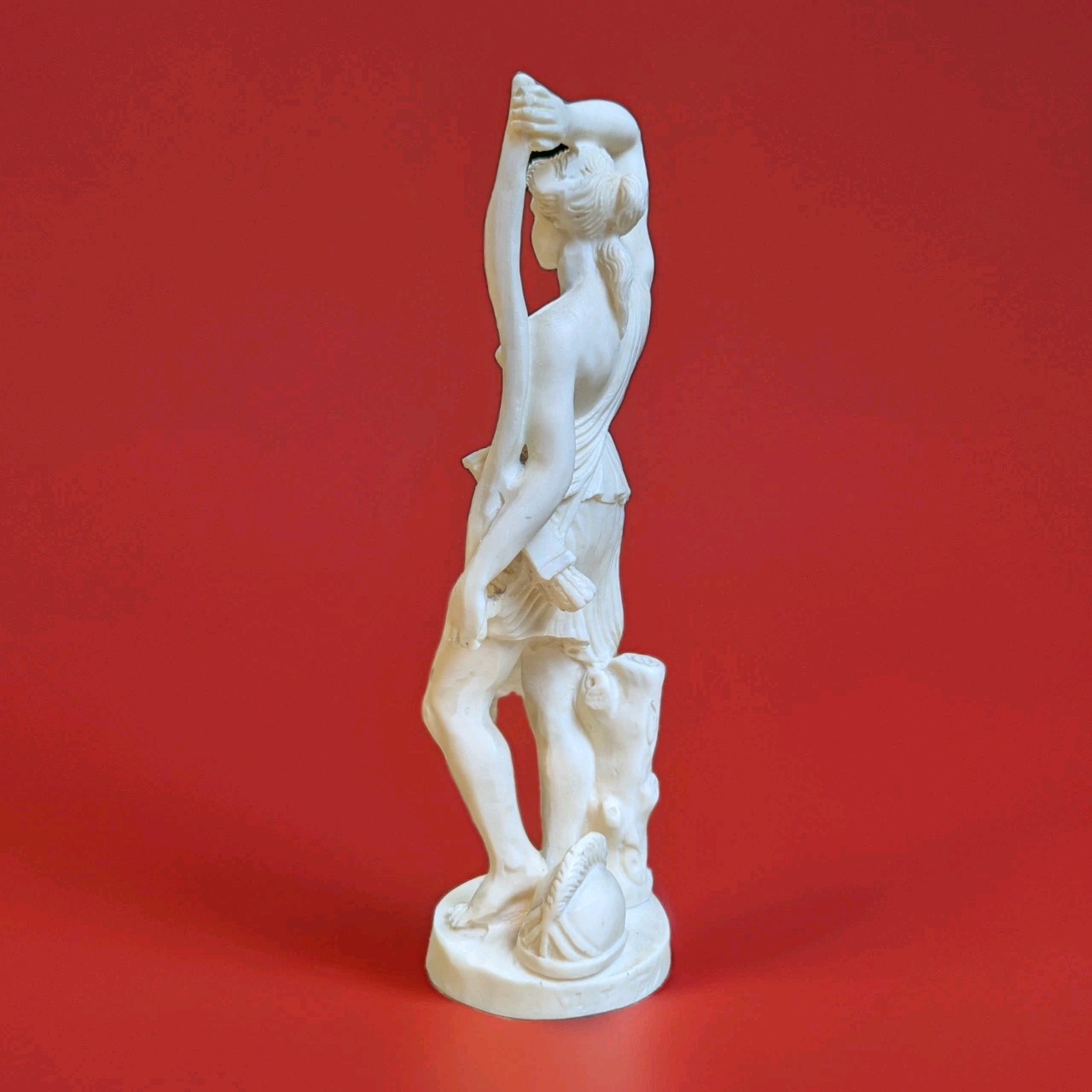 MCM Wounded AMAZON SCULPTURE Beautiful 9.5” Figurine Early Santini Italy