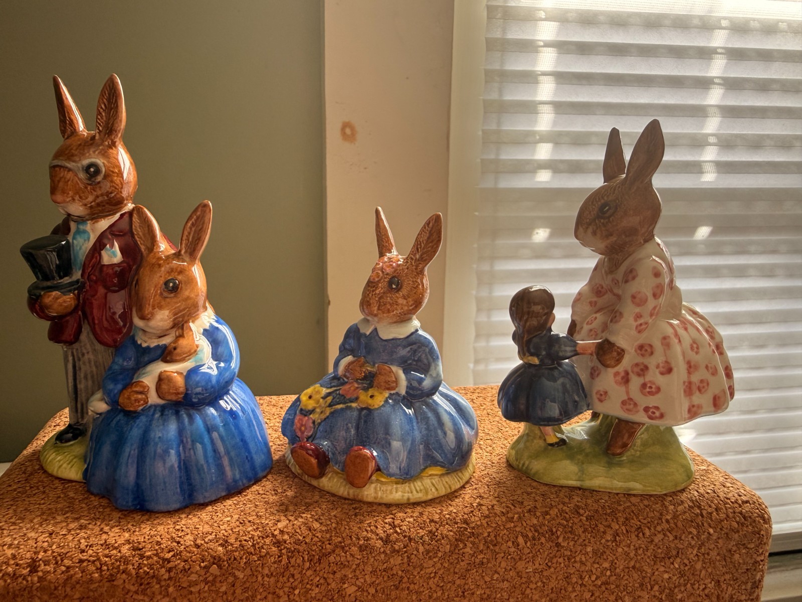 Vintage Royal Doulton Bunnykins Figurine Lot – Set of 3 – 1972